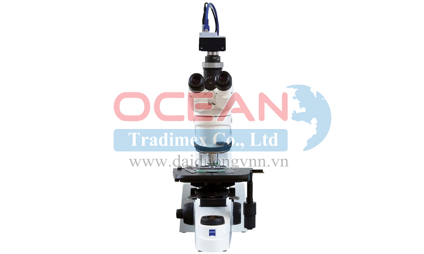 Kính hiển vi tương phản pha Zeiss Axioscope 5 với LED huỳnh quang